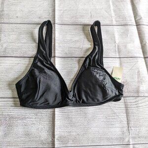 NWT Aerie black scoop bikini top xsmall